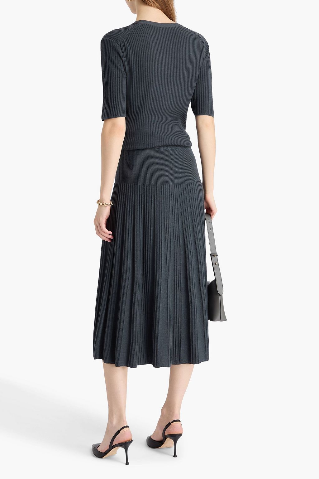 JOSEPH Ribbed merino wool top
