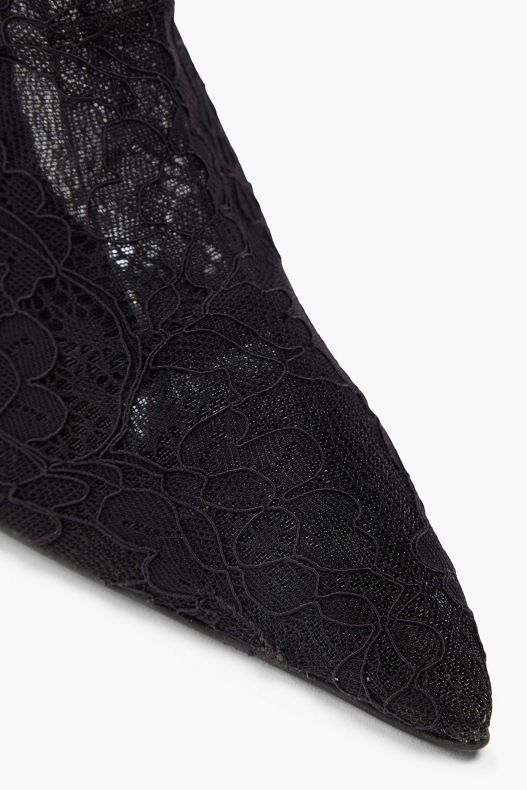 DOLCE&GABBANA ストレッチレース ソックブーツ