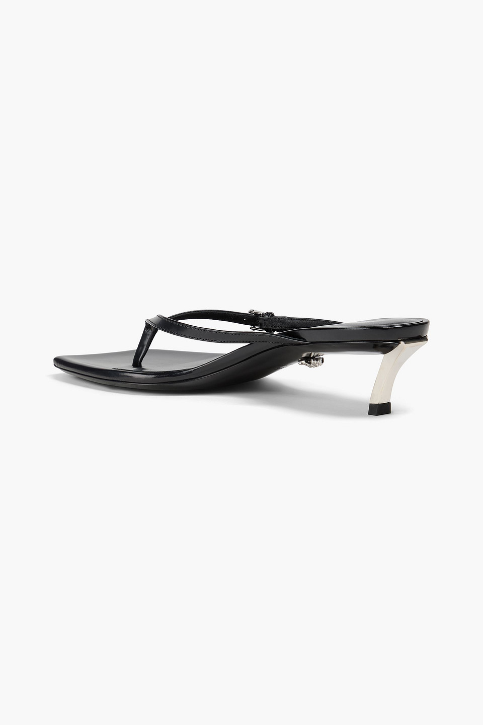  Versace - Mules „pin-point“ Aus Leder - Schwarz - Eu 36 