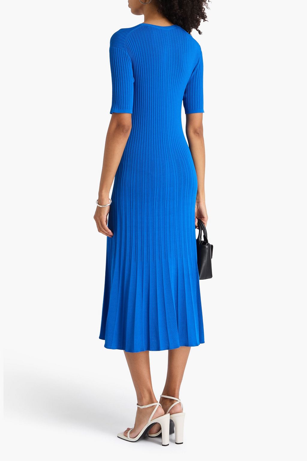 JOSEPH Ribbed-knit midi dress