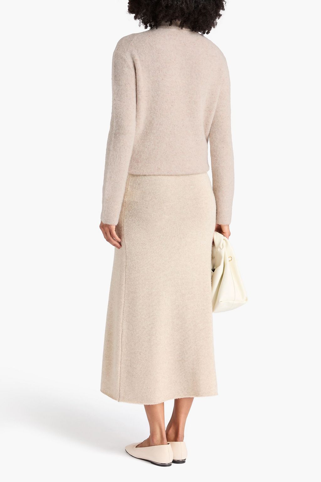 JOSEPH Donegal knitted turtleneck sweater