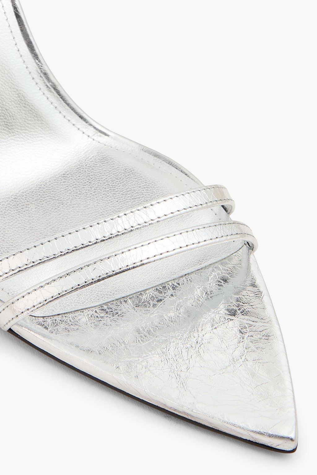 THE ATTICO Ester metallic leather sandals