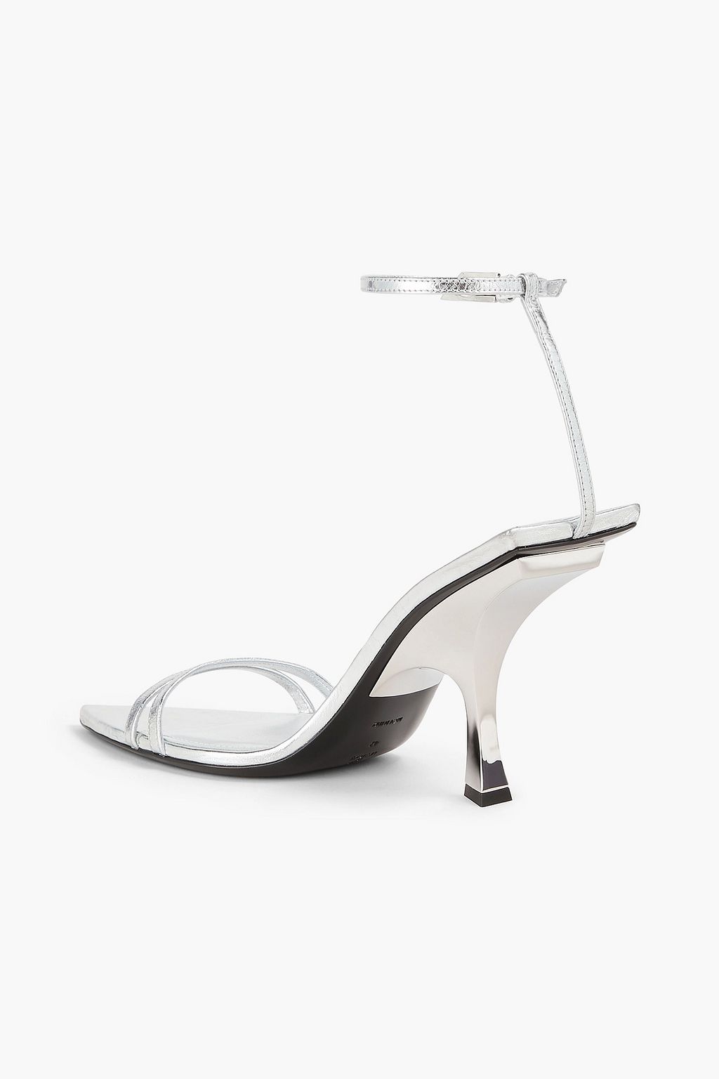 THE ATTICO Ester metallic leather sandals