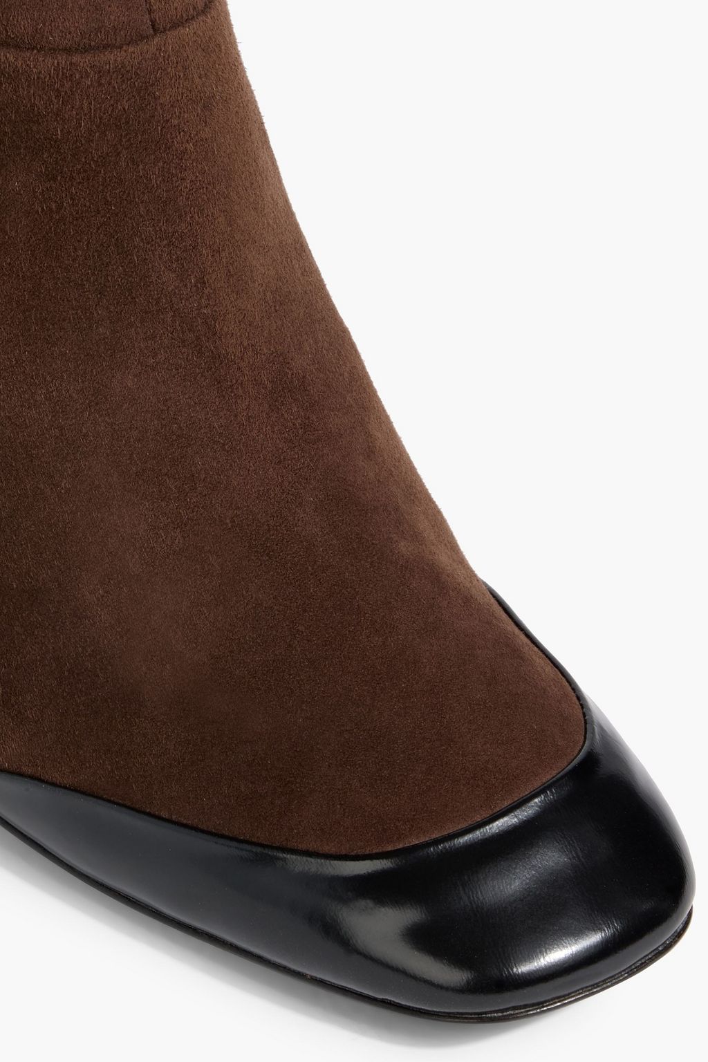 TOD'S Buckled suede knee boots
