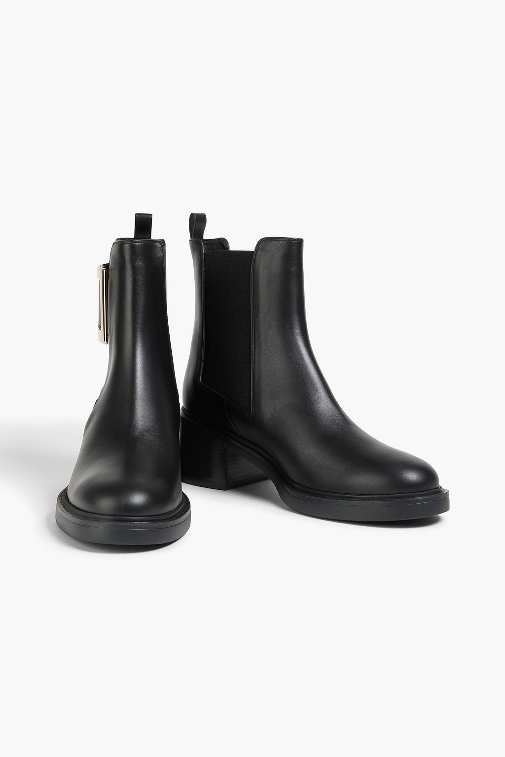ROGER VIVIER Viv Rangers buckle-embellished leather Chelsea boots