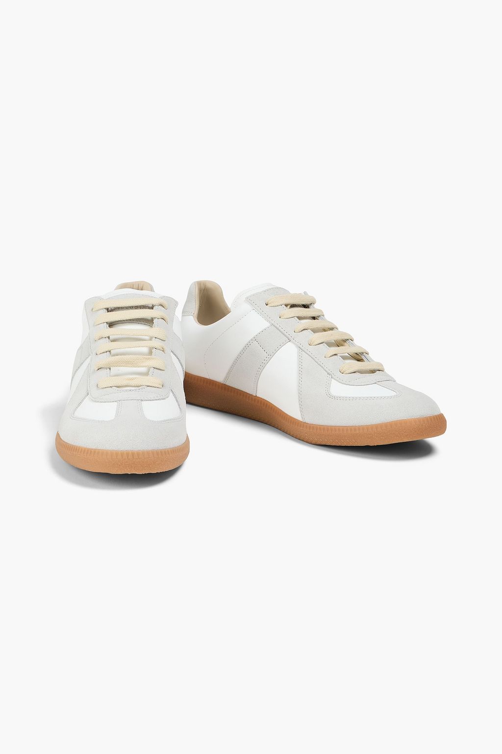 MAISON MARGIELA Suede and leather sneakers