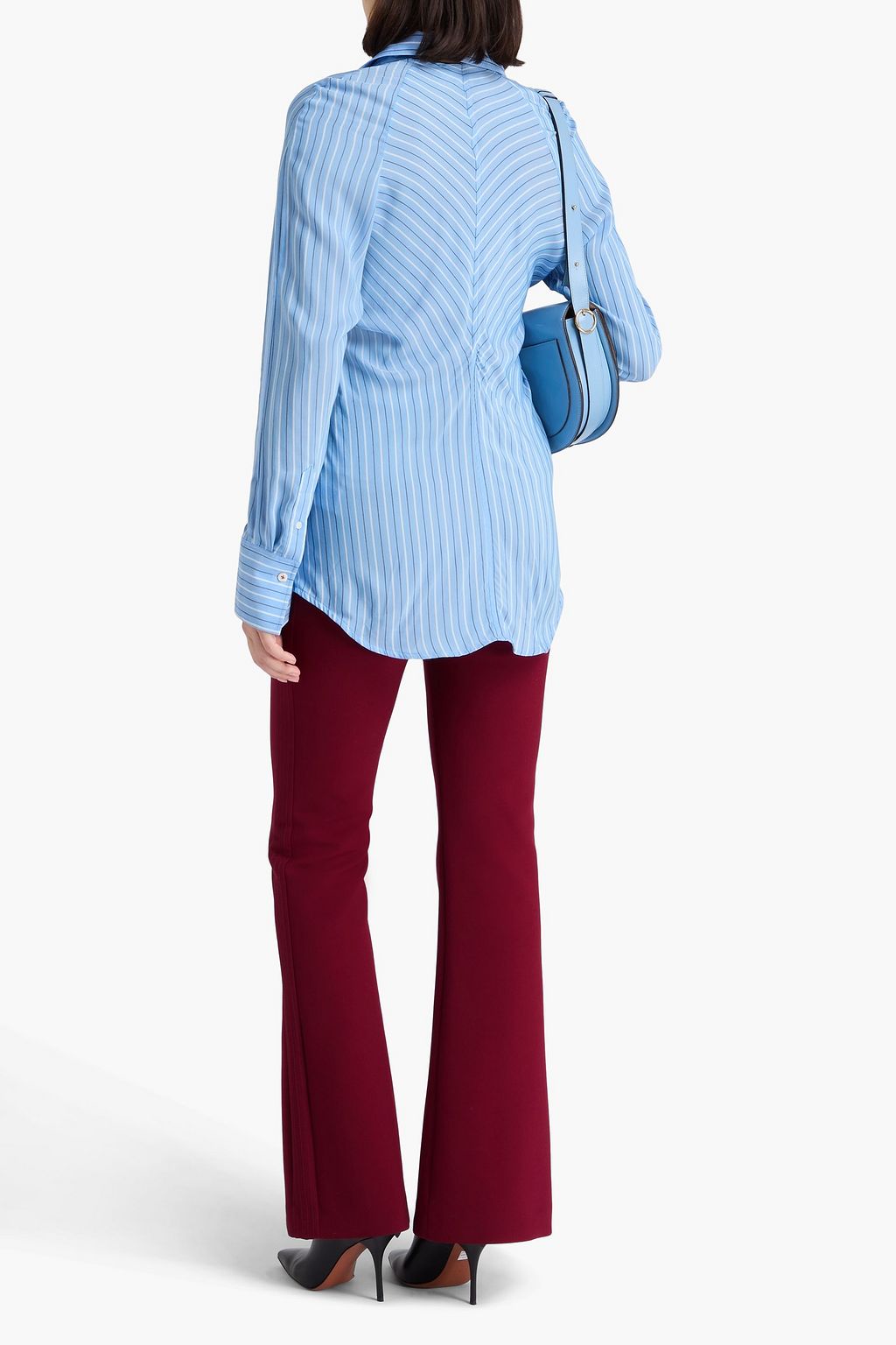 VICTORIA BECKHAM 織地 シャツ ピンストライプ
