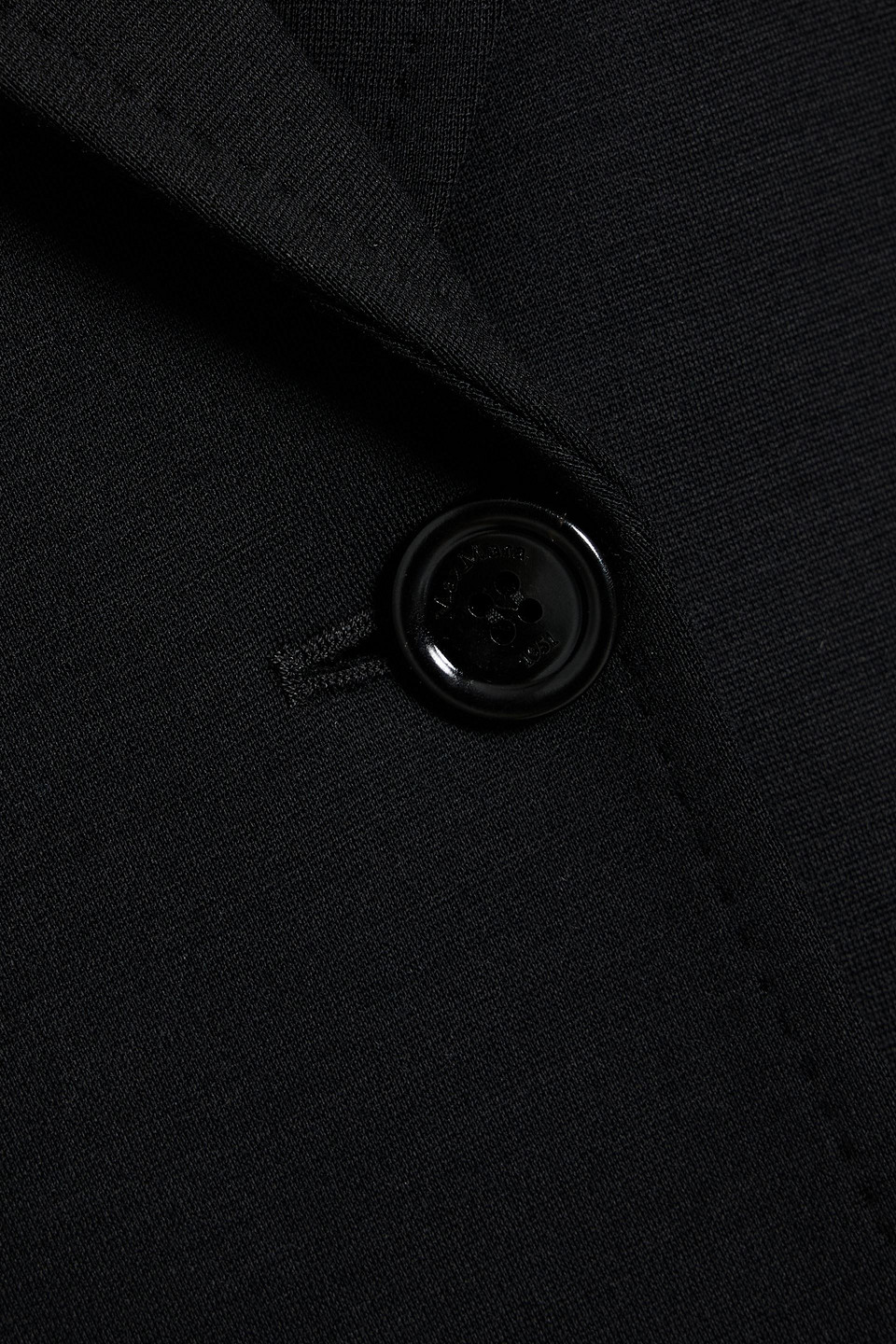 Max Mara Serio Wool-blend Jersey Blazer In Black