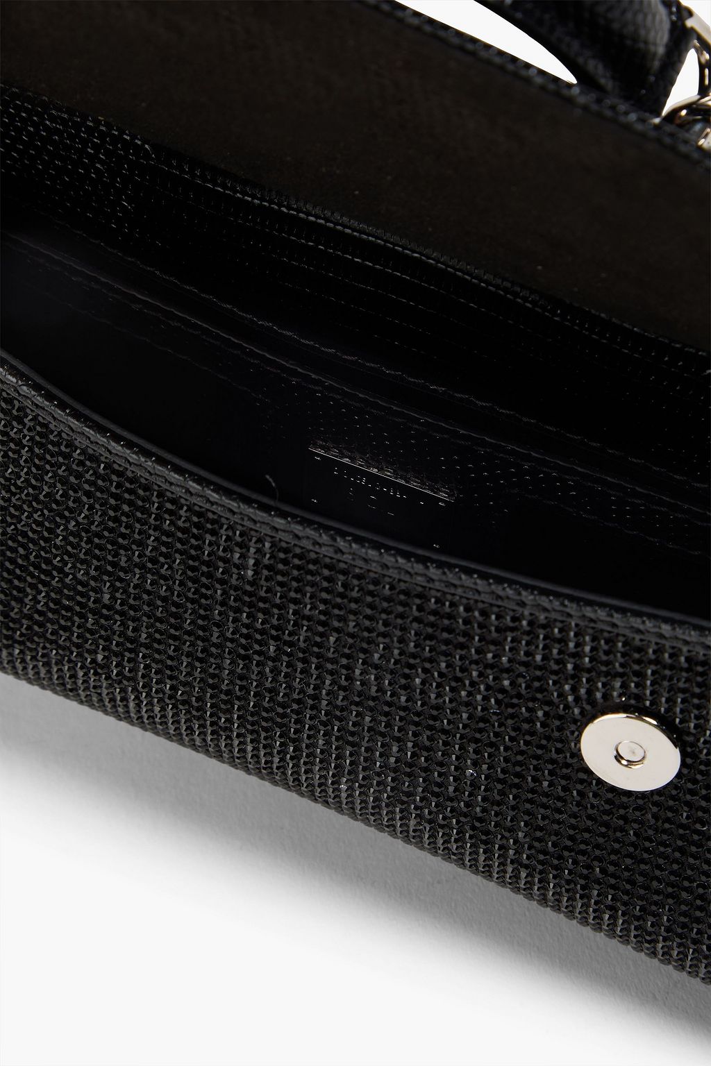 DOLCE&GABBANA Sicily crystal-embellished satin tote