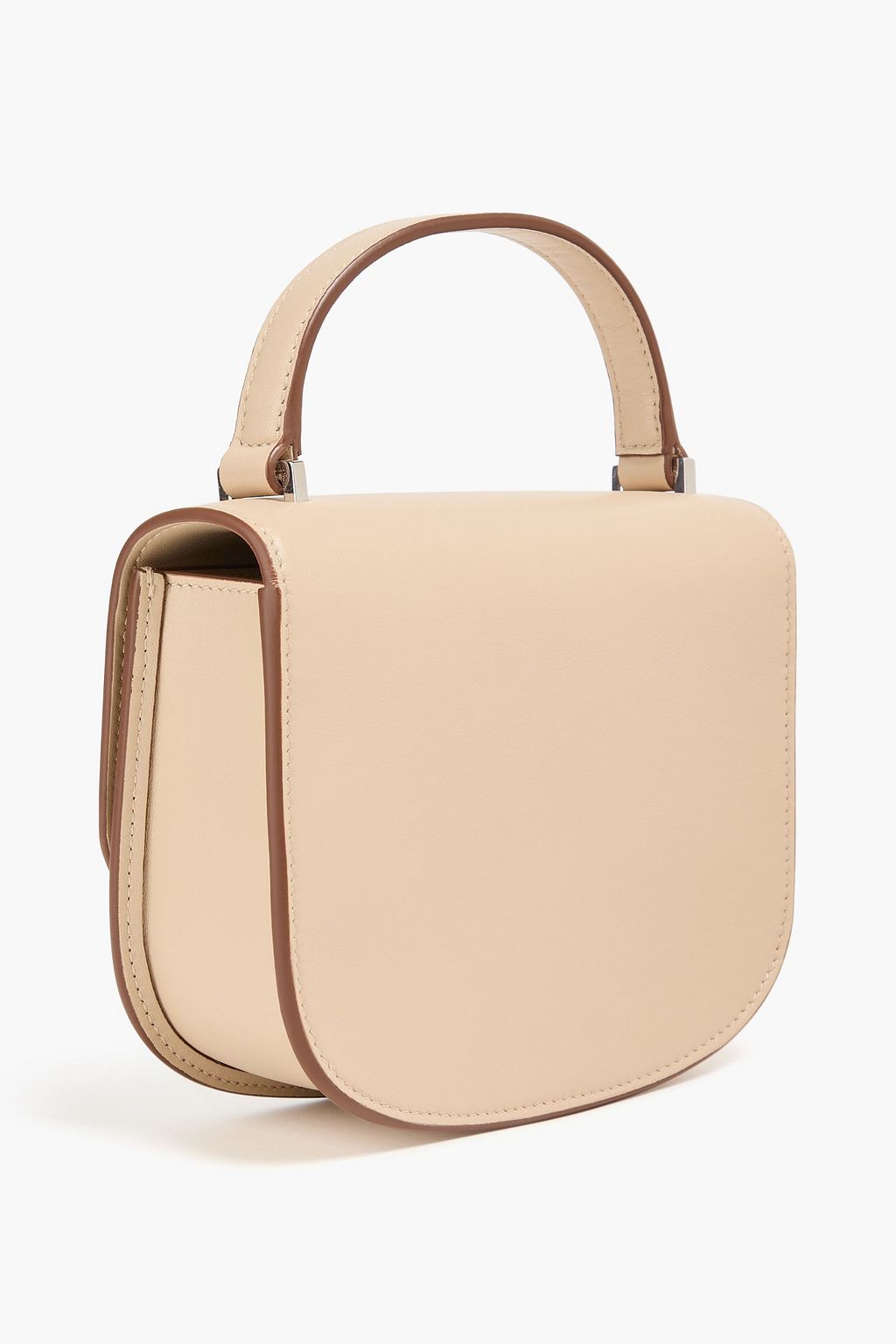 SAVETTE حقيبة توت توندو صغيرة من الجلد