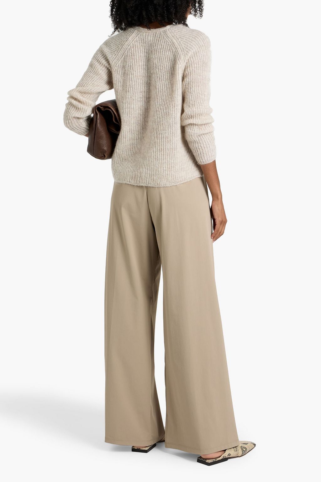 MAX MARA Bonn stretch-jersey wide-leg pants