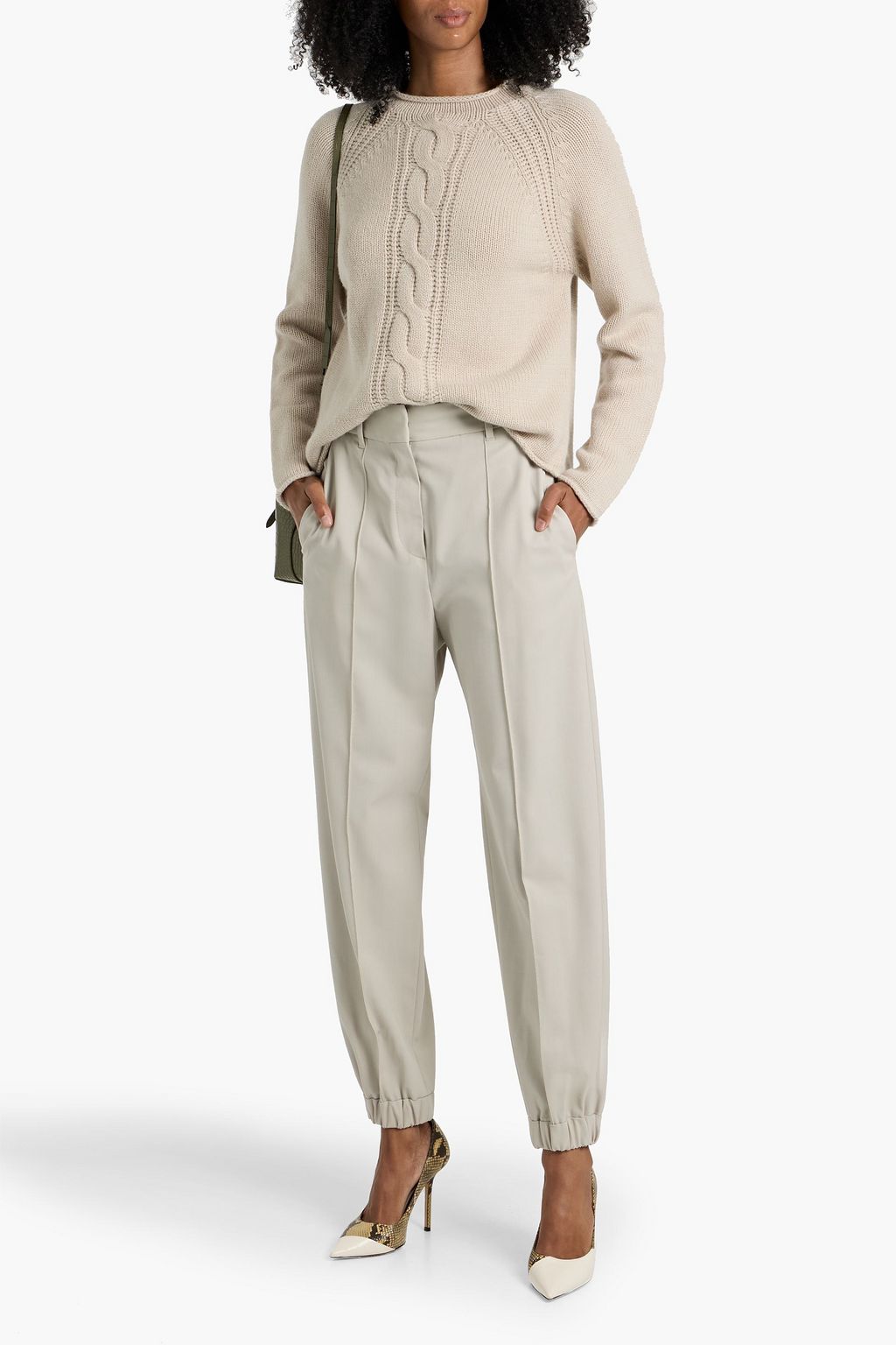 MAX MARA Pico cable-knit cashmere sweater