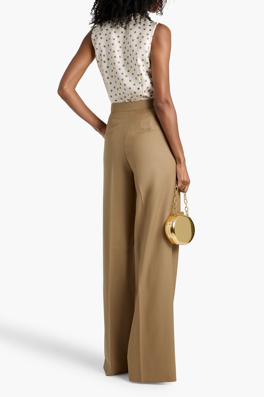 MAX MARA Senna wool-twill wide-leg pants