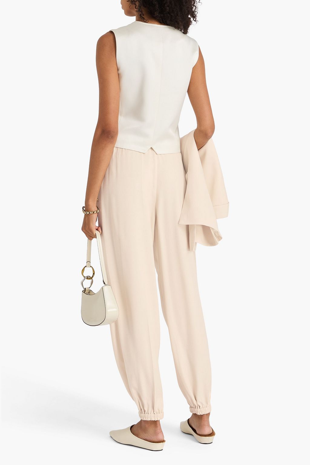 JOSEPH Taio twill tapered pants