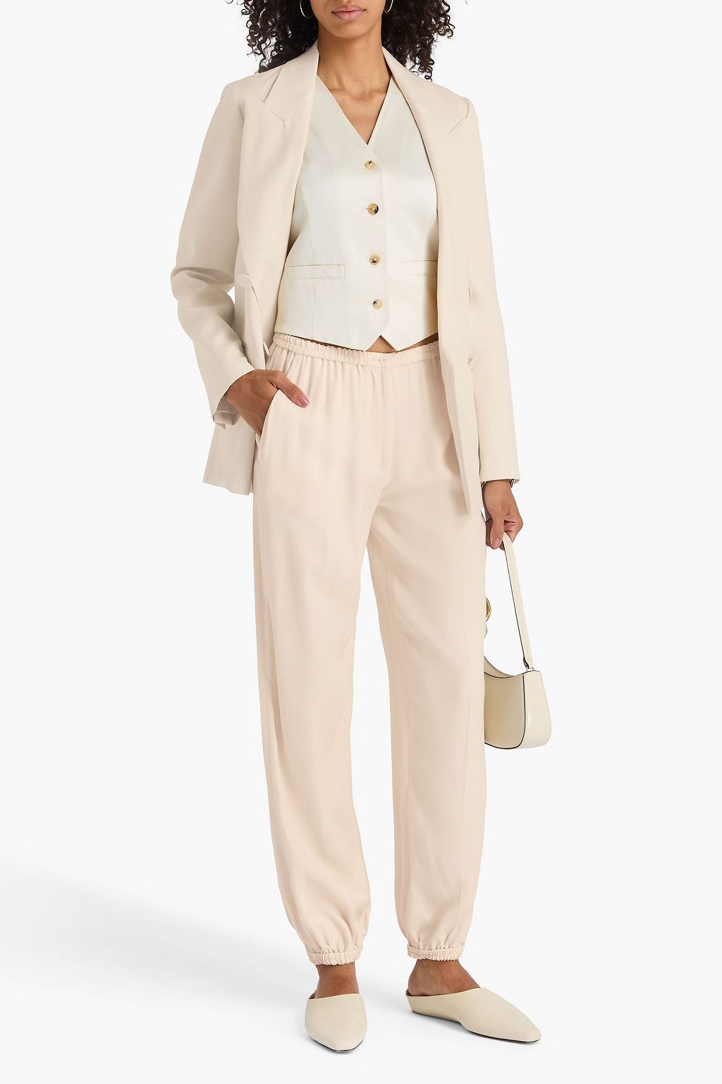 JOSEPH Taio twill tapered pants