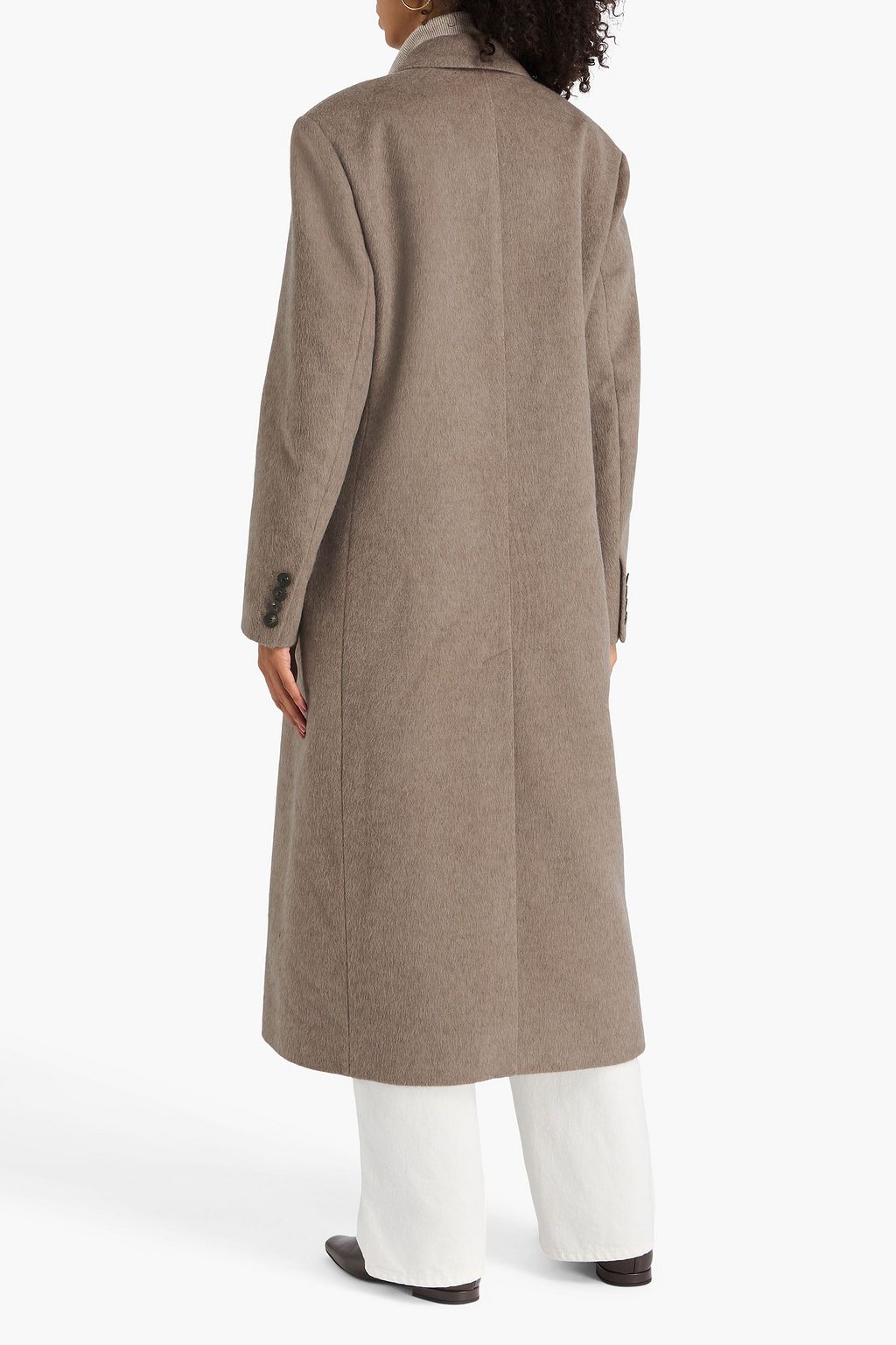 JOSEPH Lilas double-breasted yak and wool-blend felt coat