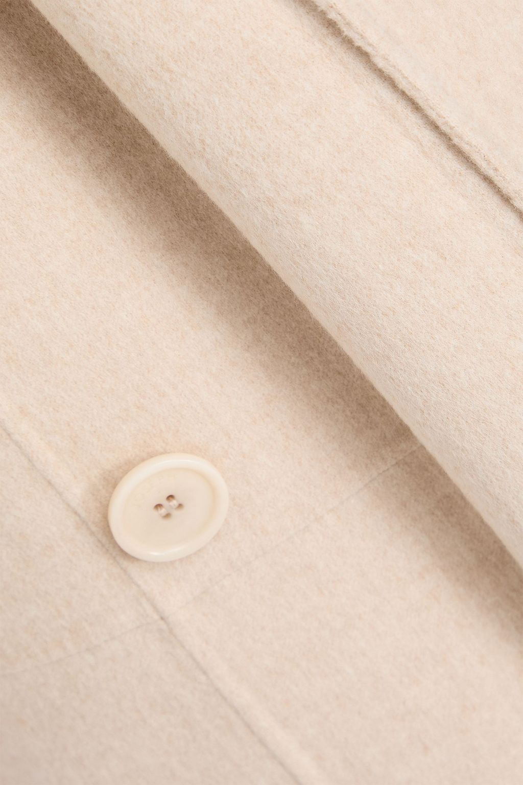 JOSEPH Merton double-breasted wool and silk-blend felt coat