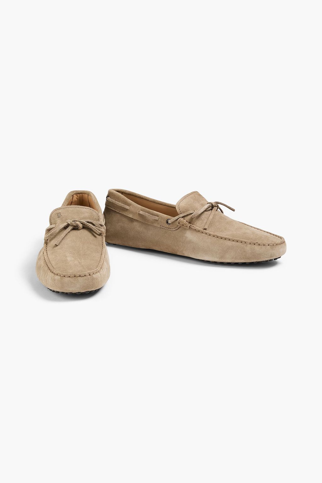 TOD'S Haven Laccetto suede driving shoes