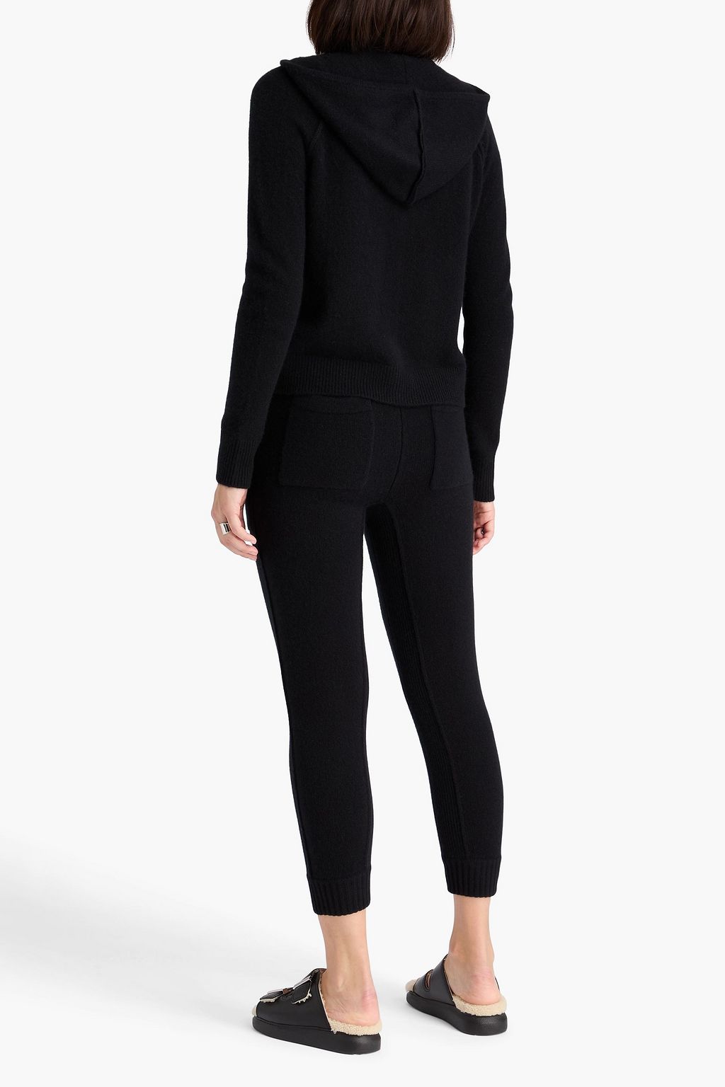 JAMES PERSE Cashmere zip-up hoodie
