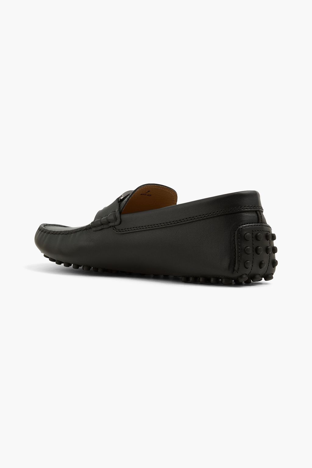 TOD'S Embellished leather driving shoes