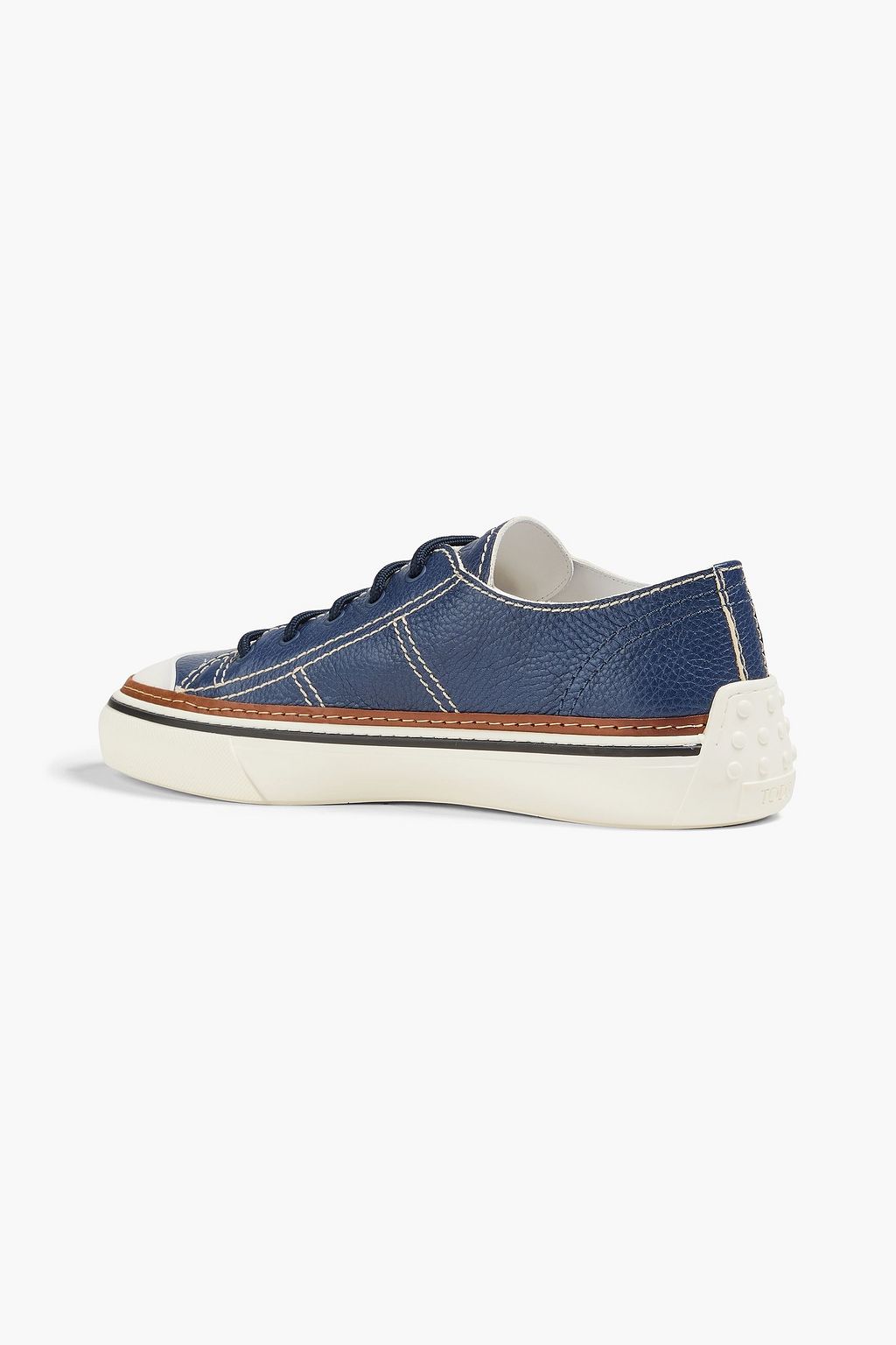 TOD'S Pebbled-leather sneakers