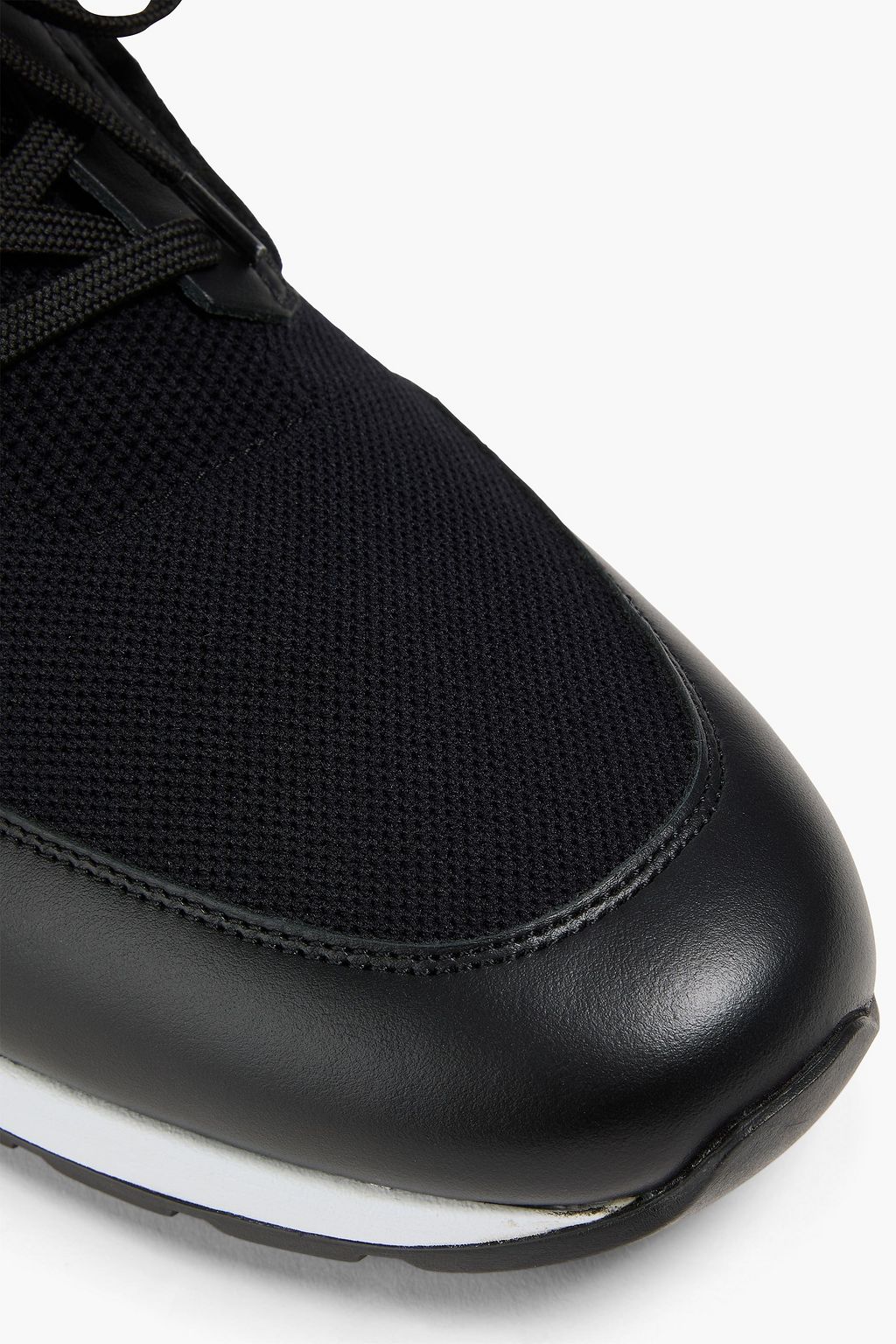 TOD'S Mesh and leather sneakers