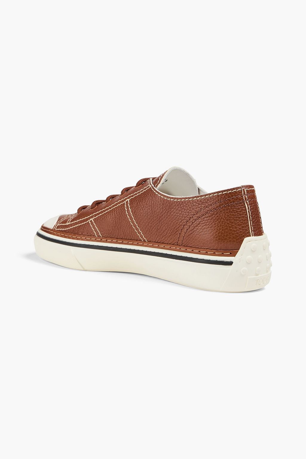 TOD'S Pebbled-leather sneakers