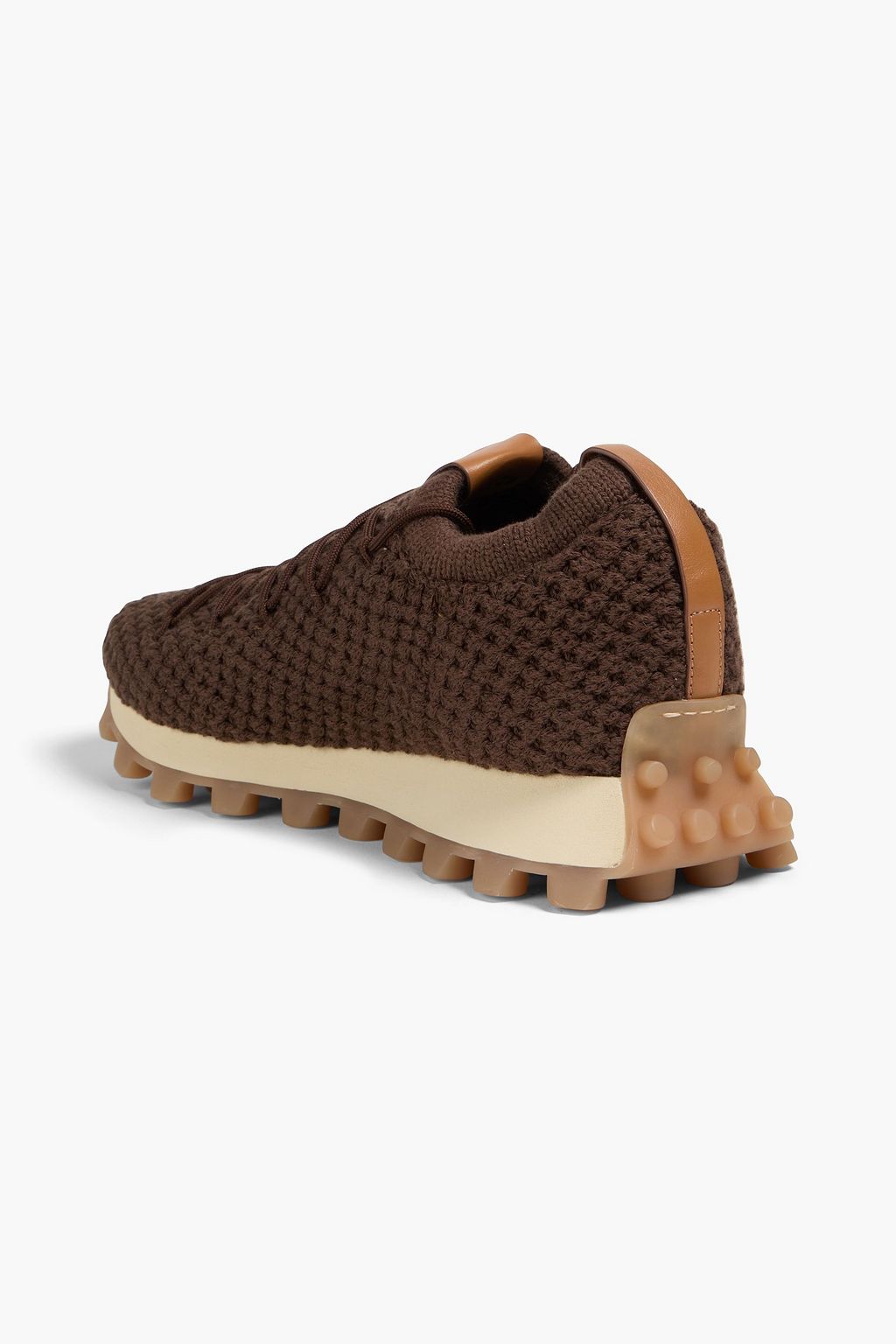 TOD'S Crochet-knit sneakers