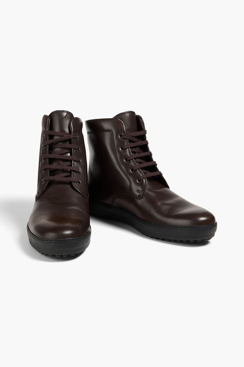 TOD'S Leather brogue boots