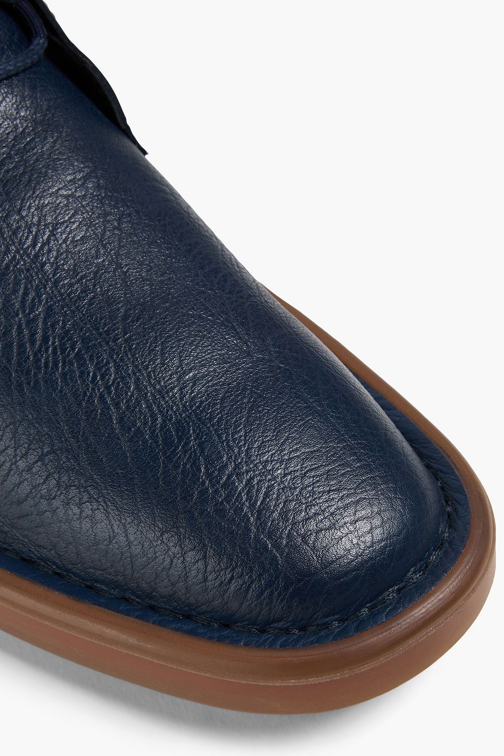 TOD'S Pebbled-leather desert boots