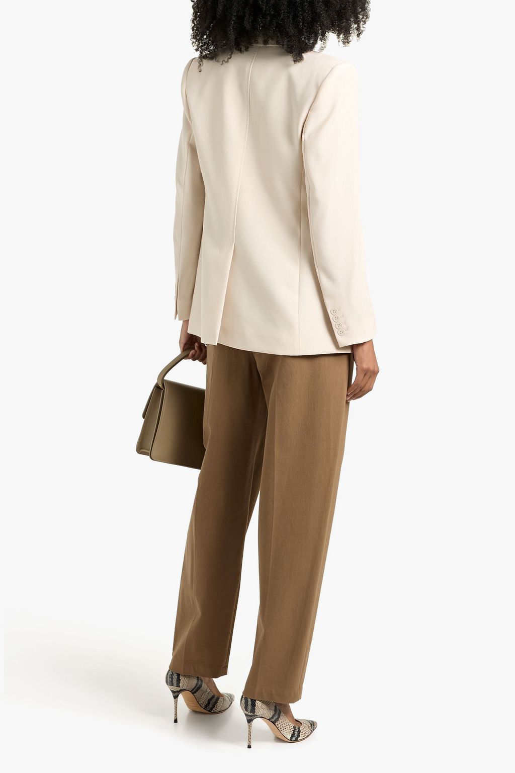 MAX MARA STUDIO Magma wool-twill blazer