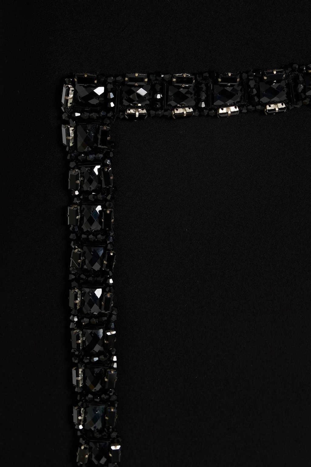 MAX MARA Aversa crystal-embellished crepe mini dress