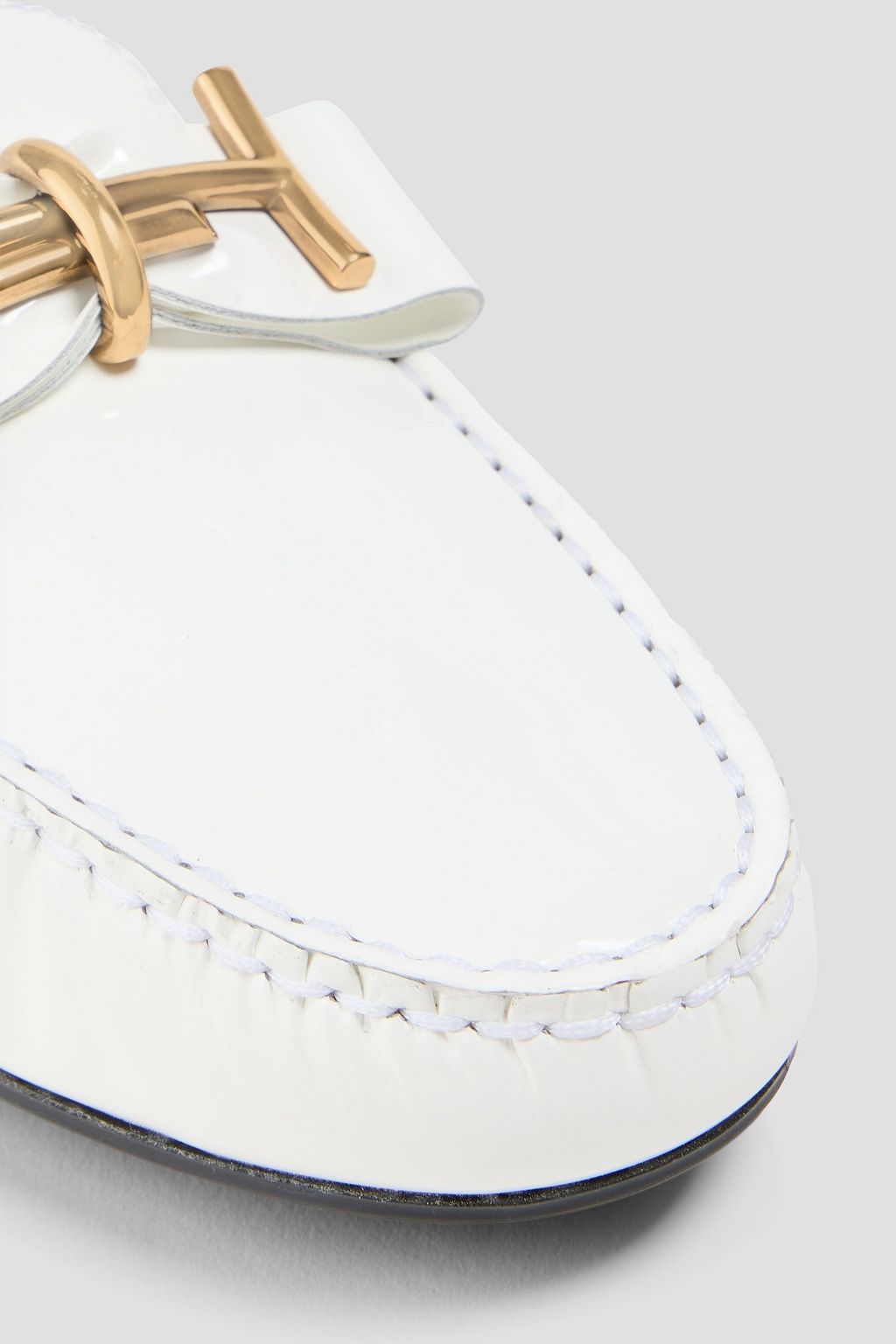 TOD'S Double T patent-leather loafers