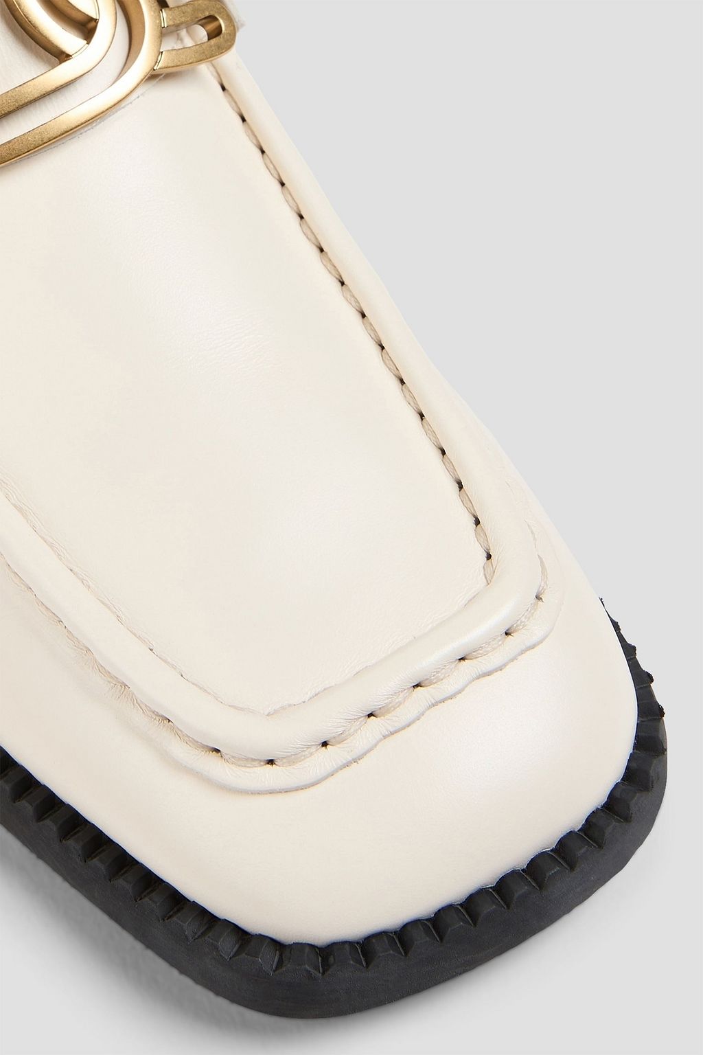 TOD'S Kate embellished leather loafers