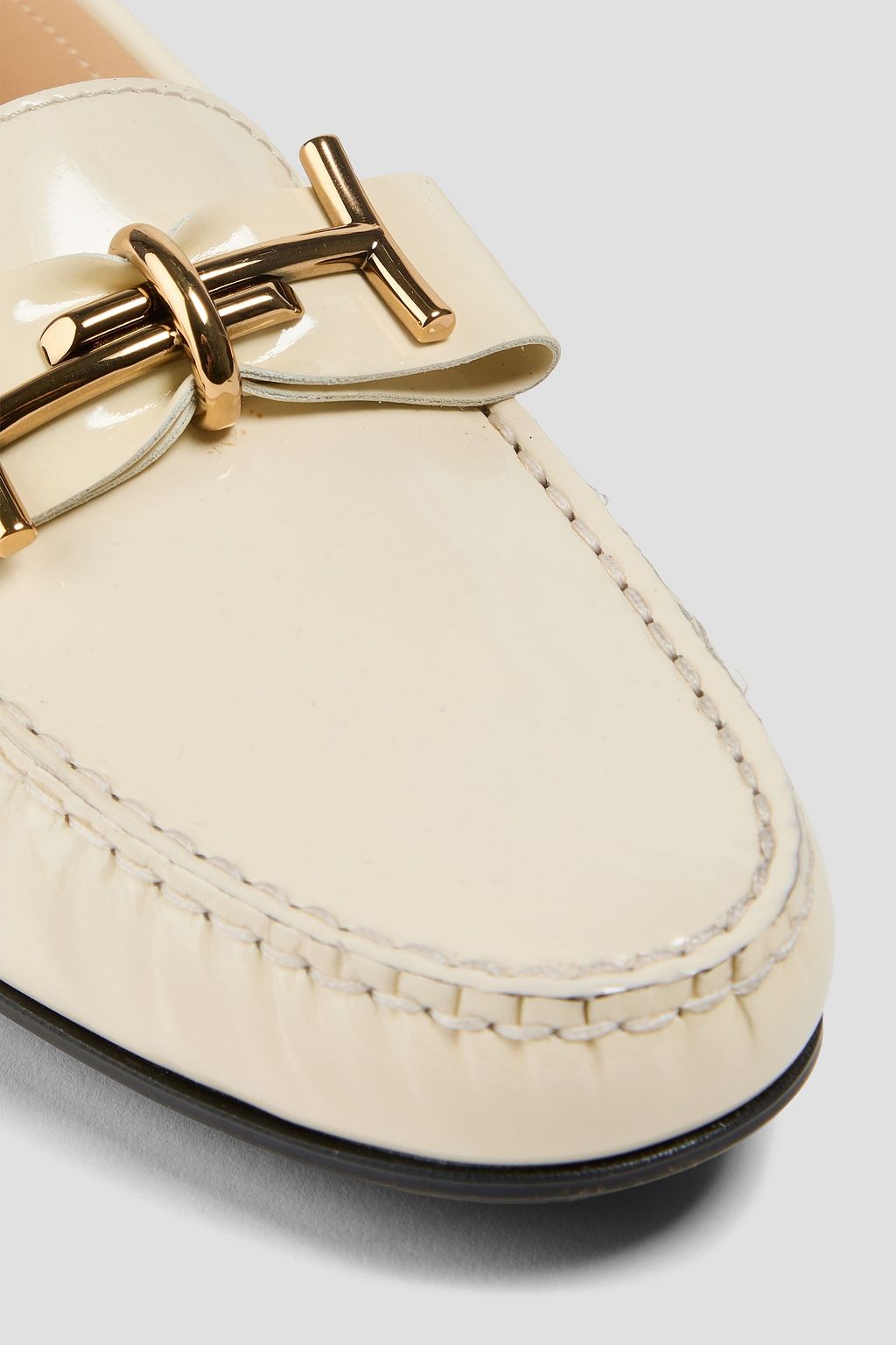 TOD'S Loafers „Double T“ aus Lackleder