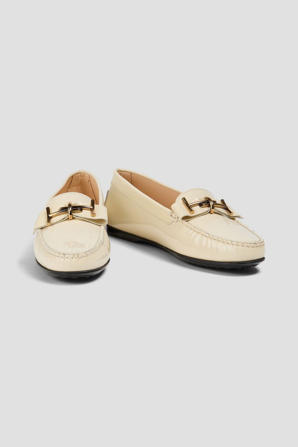 TOD'S Loafers „Double T“ aus Lackleder