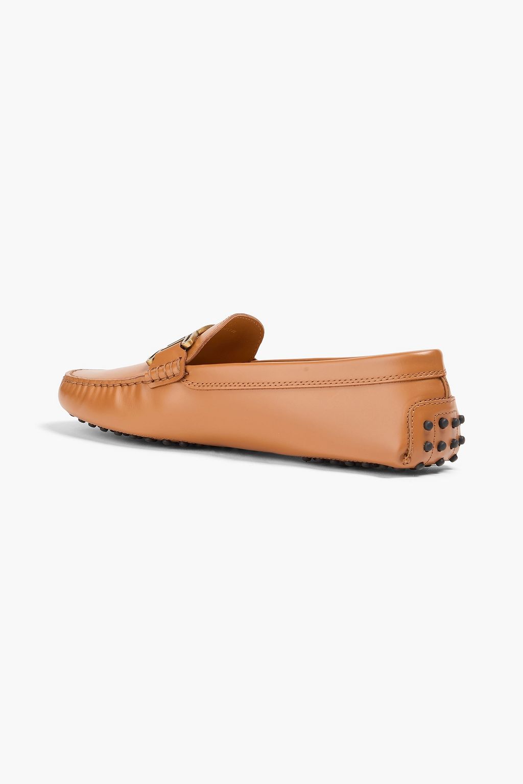 TOD'S Embellished leather loafers