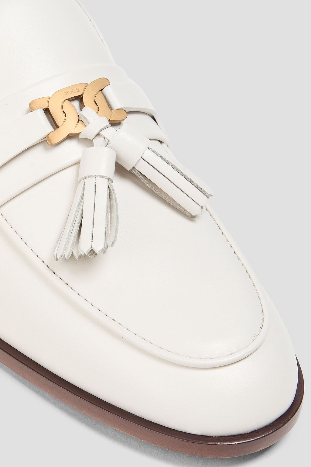 TOD'S Loafers aus Leder mit Verzierung