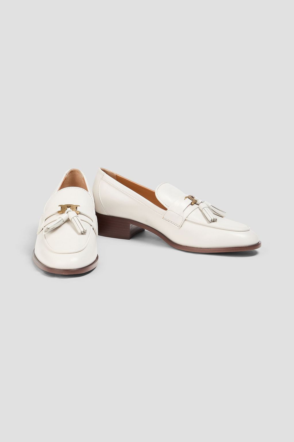 TOD'S Loafers aus Leder mit Verzierung