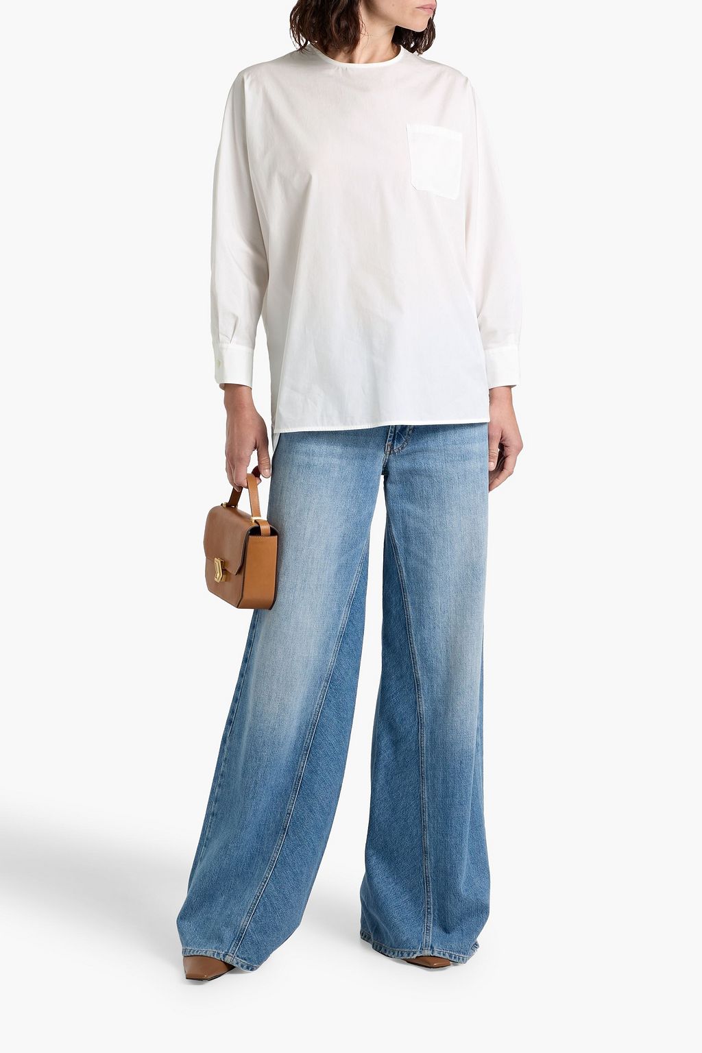 WEEKEND MAX MARA Emanuel cotton-poplin top