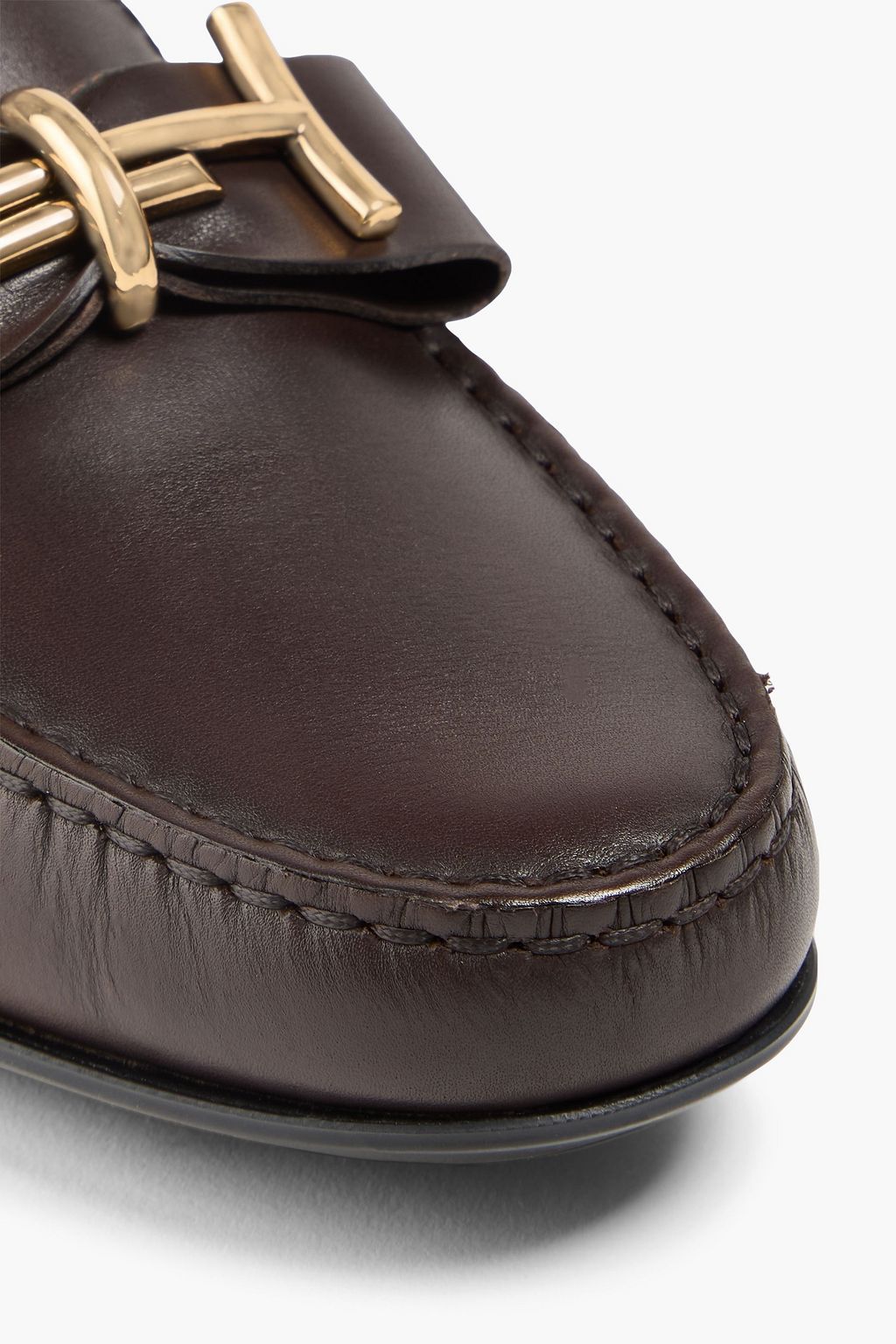 TOD'S 장식 디테일 가죽 로퍼