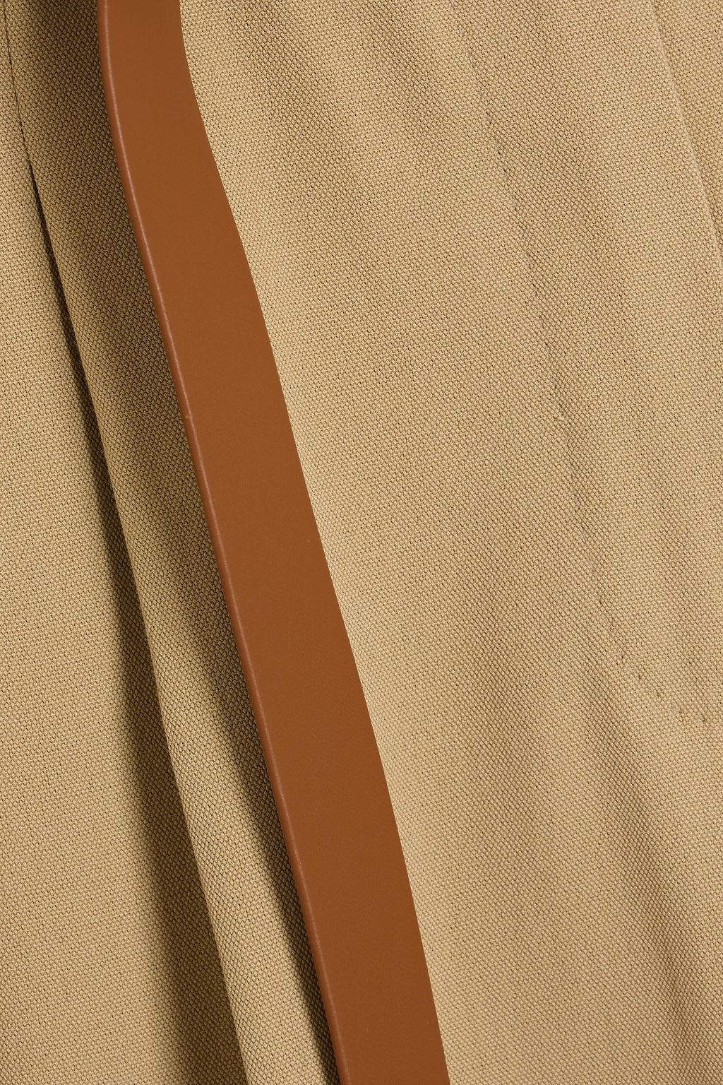 MAX MARA STUDIO Ezio belted woven straight-leg pants