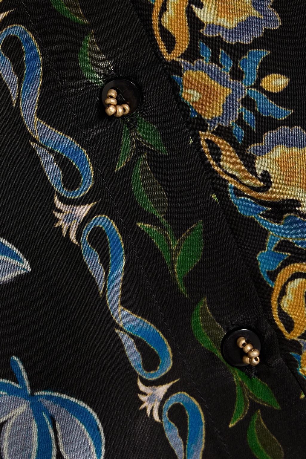 FARM RIO Printed satin shirt