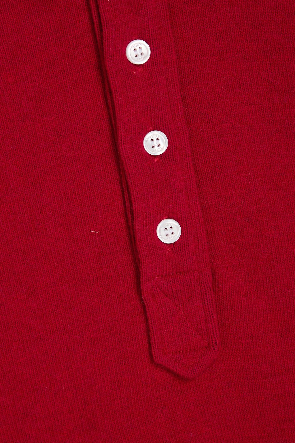TOD'S Wool-blend polo sweater