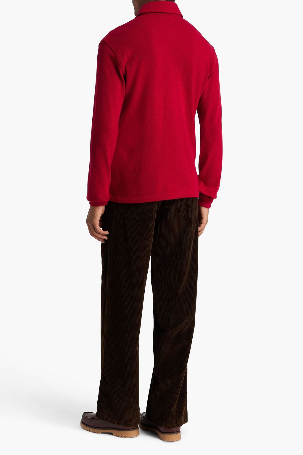 TOD'S Wool-blend polo sweater