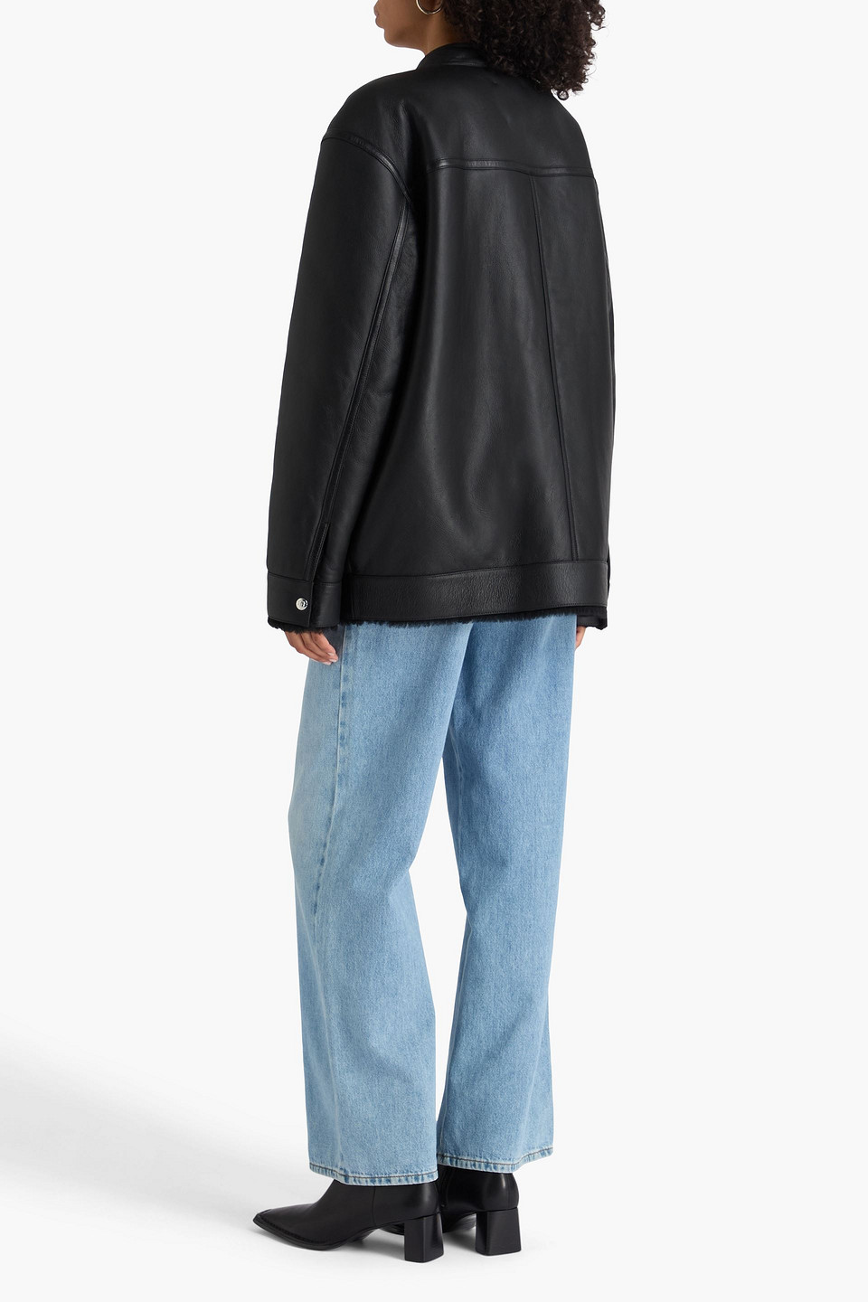  Anine Bing - Shearling Jacket - Black - L 