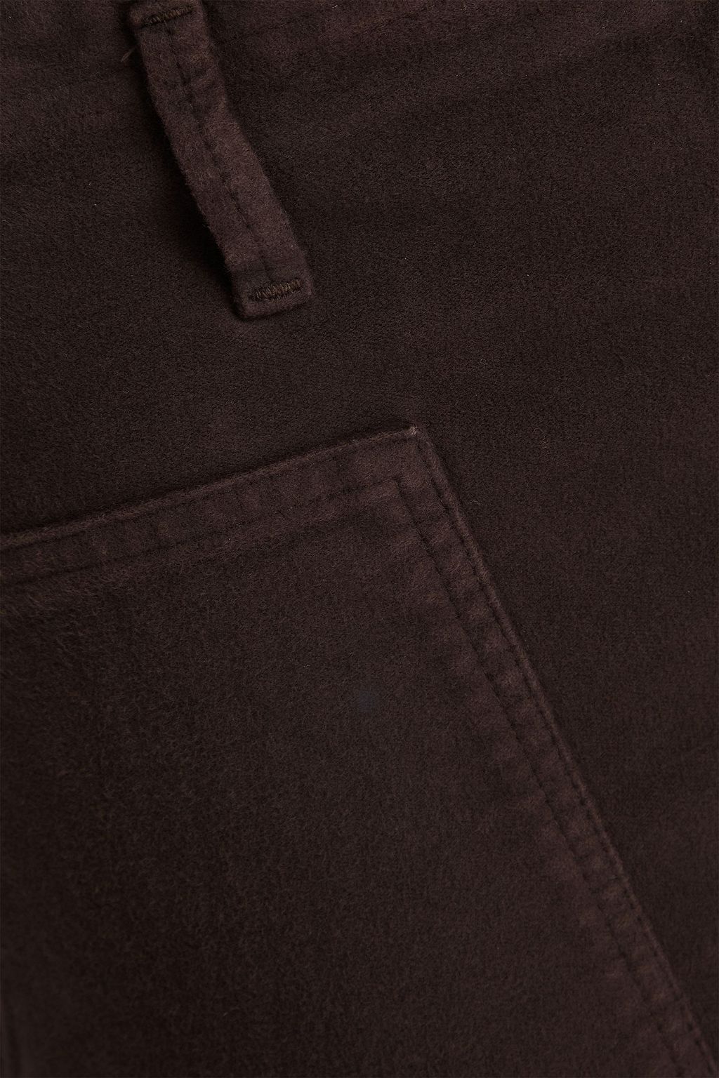 TOD'S بنطلون بأرجل مستقيمة من الفلانيل ومزيج من القطن