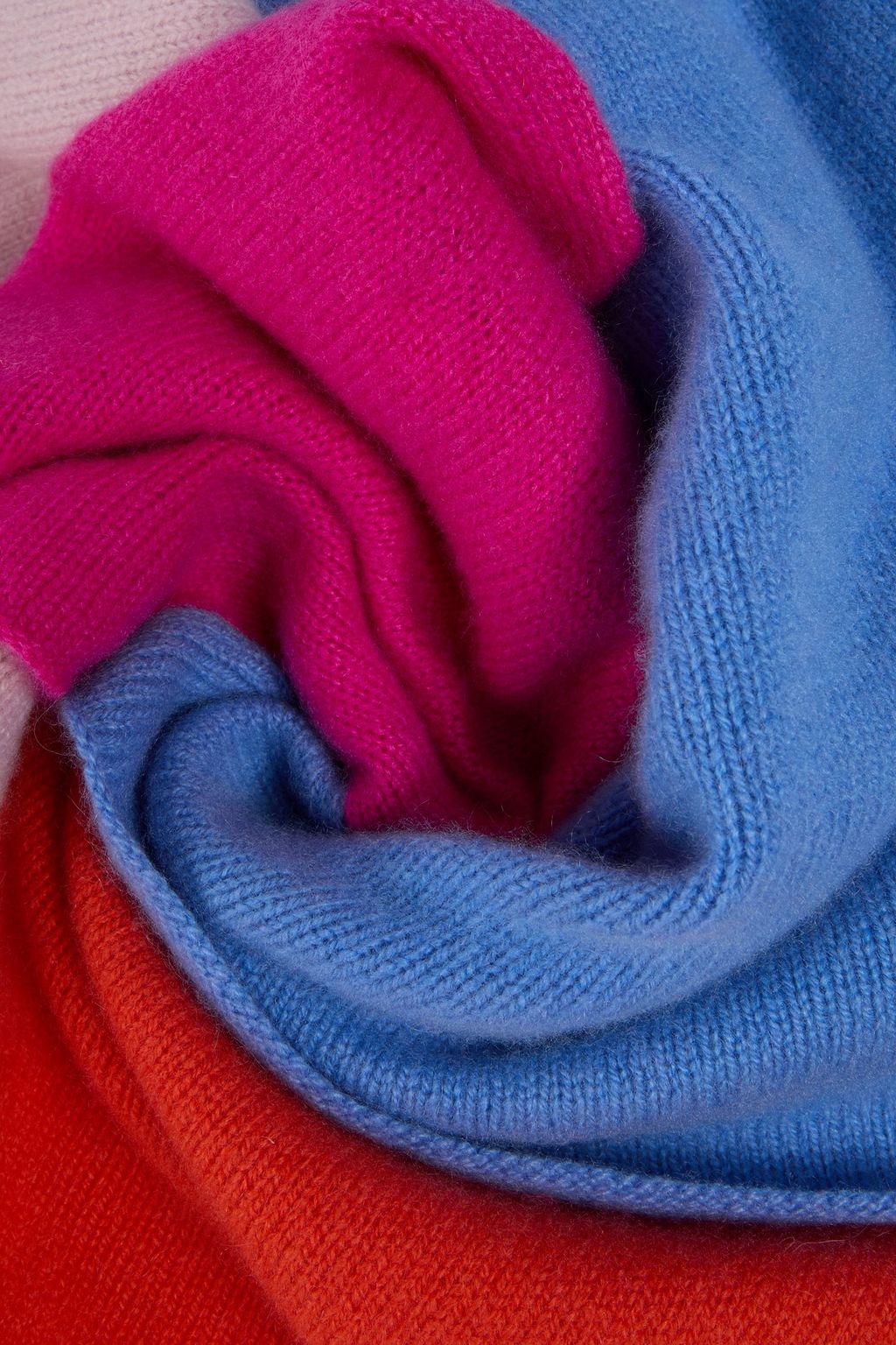 THE ELDER STATESMAN Schal aus Kaschmir in Colour-Block-Optik