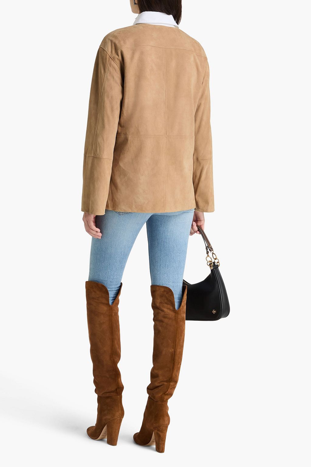 TOD'S 스웨이드 탑