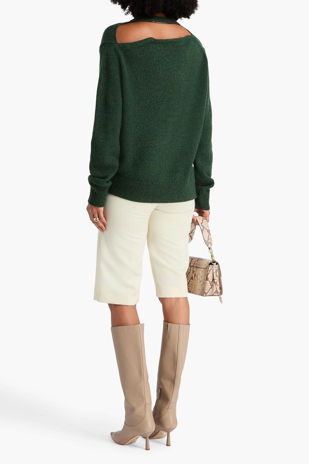 VICTORIA BECKHAM Wool and cashmere-blend sweater